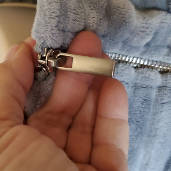 Soft Surroudings Soft Fleece Ribbed Pullover Sweater Size S - Picture 5 of 6